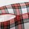Christmas Set of 2 Scottish Tartan Throw Pillow Covers Farmhouse Classic Plaid Decorative Couch Pillows Home Decor for Sofa Living Room Bed 18x18 Inch, Red and White